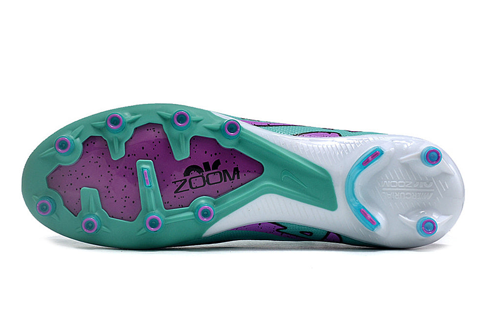 Mercurial Vapor 16 Air Zoom Elite AG - Vert turquoise / Violet