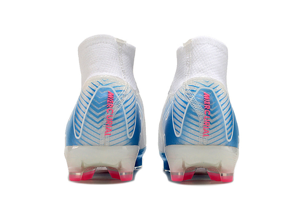 Mercurial Vapor 16 Air Zoom Elite AG - Bleu / Blanc / Rose