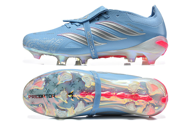 Predator 26 Tongue FG Elite - Bleu ciel / Blanc