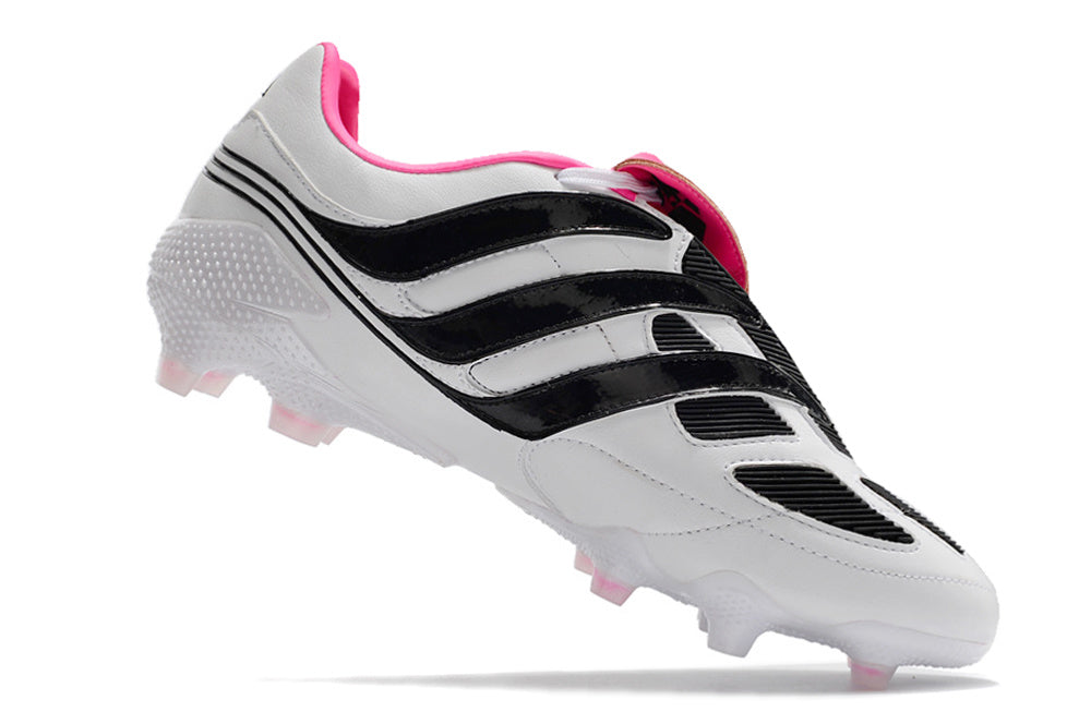 Predator Precision FG - Blanc / Rose / Noir