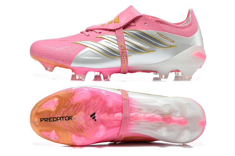 Predator 26 Tongue FG Elite - Rose / Doré / Blanc