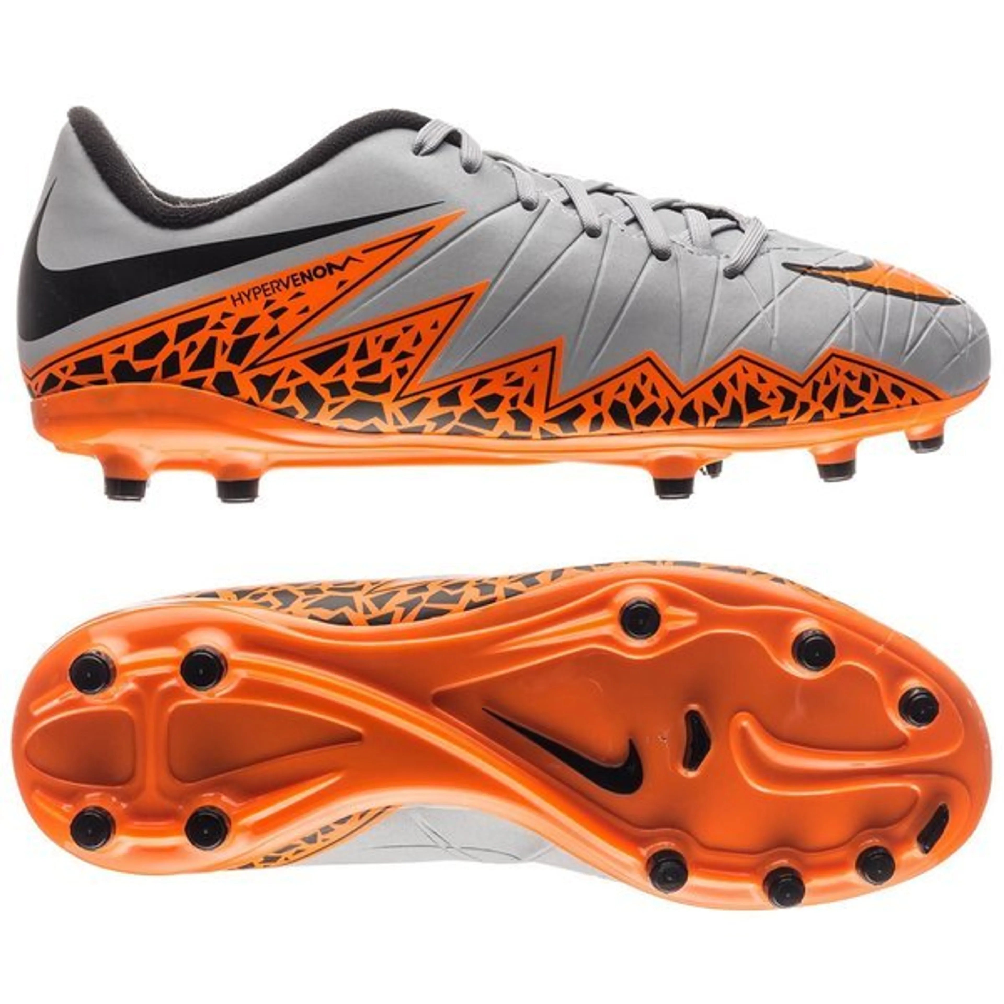 Hypervenom Phantom II FG Elite - Wolf grey / Total orange