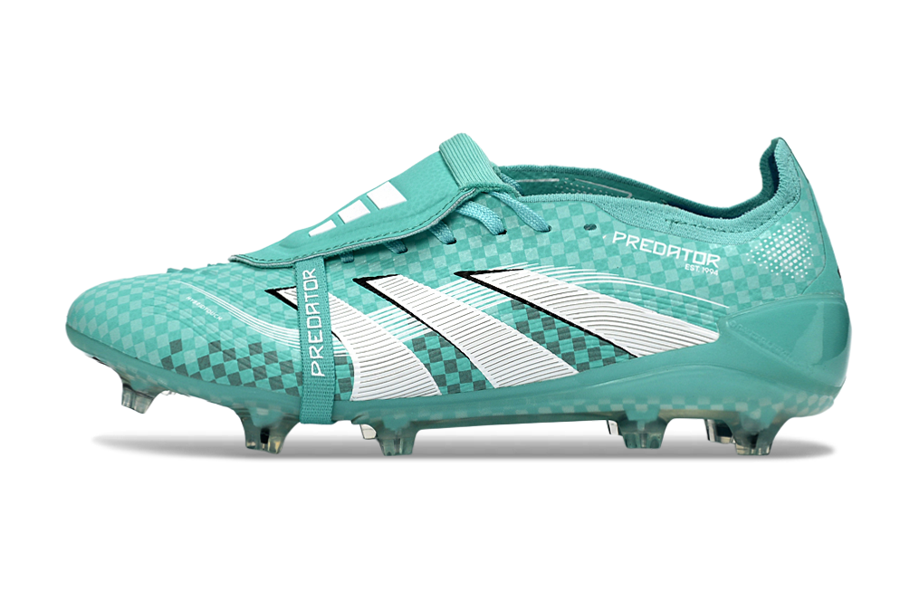 Predator 25 Tongue FG Elite - Blanc / Vert turquoise