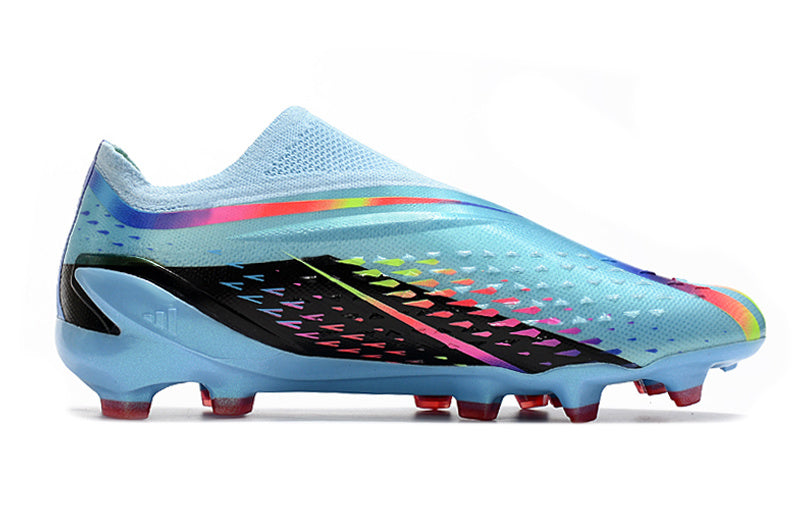 Adidas X Speedportal+ Laceless FG Elite - Noir / Bleu / Multicolore