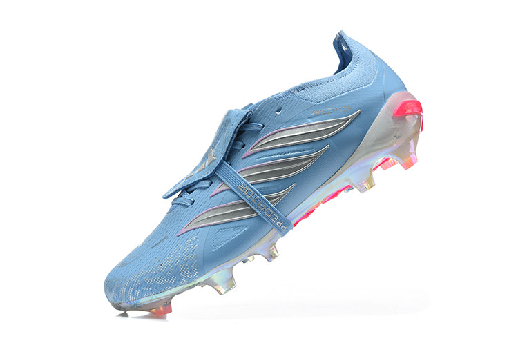 Predator 26 Tongue FG Elite - Bleu ciel / Blanc