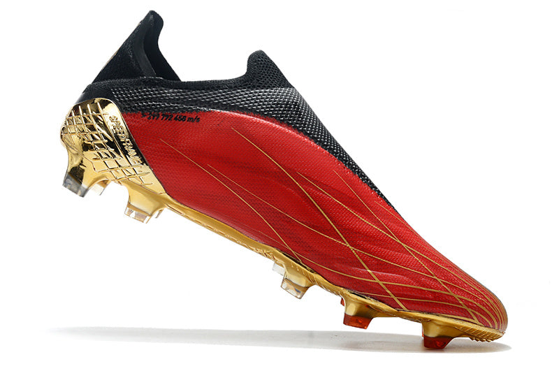 Adidas X Speedflow+ FG Elite - Noir / Rouge / Doré
