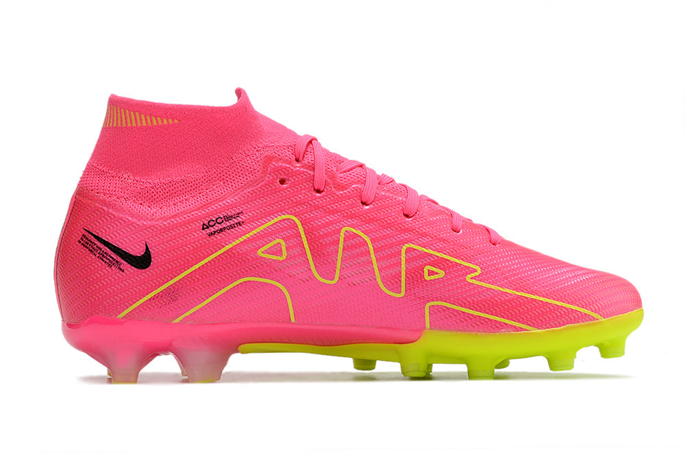 Mercurial Vapor 16 Air Zoom Elite AG - Rose / Jaune fluo