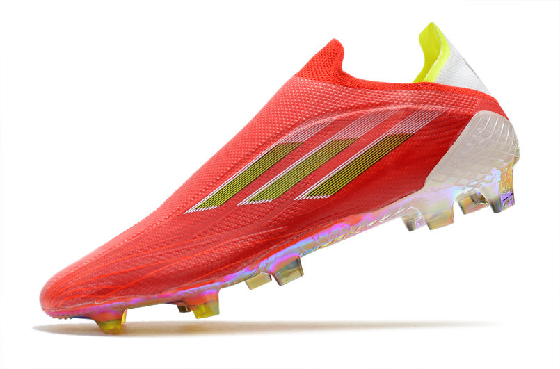 Adidas X Speedflow+ FG Elite - Rouge / Blanc / Jaune fluo