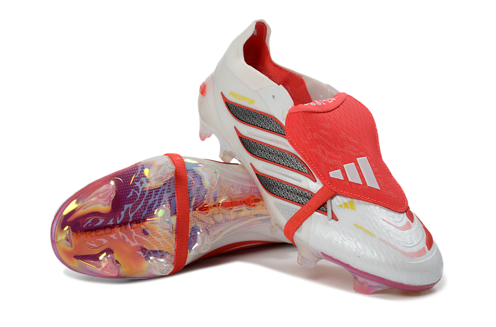 Predator 26 Tongue FG Elite - Blanc / Rouge