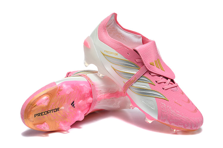 Predator 26 Tongue FG Elite - Rose / Doré / Blanc