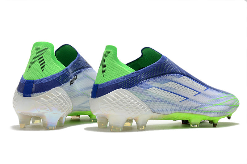 Adidas X Speedflow+ FG Elite - Bleu / Vert / Blanc