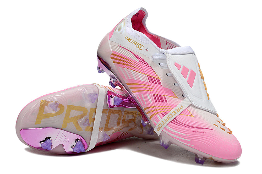 Predator 25 Tongue FG Elite - Rose / Blanc / Doré / Multicolore