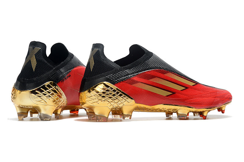 Adidas X Speedflow+ FG Elite - Noir / Rouge / Doré
