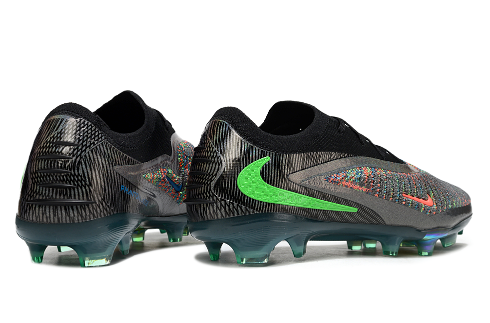 Phantom 6 Elite Low Cut FG - Noir / Vert / Multicolore
