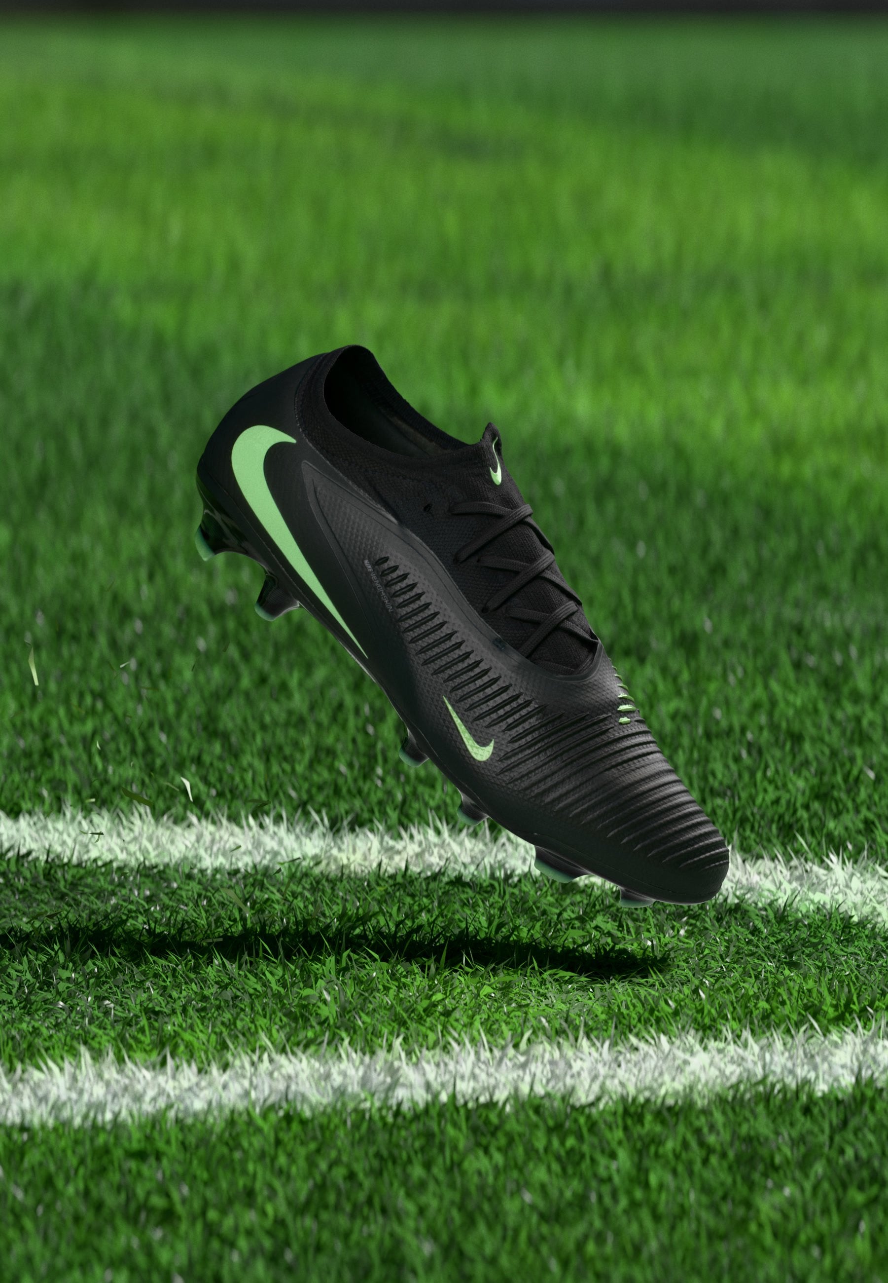 Phantom 6 Low Elite AG - Noir/Noir/Illusion Green