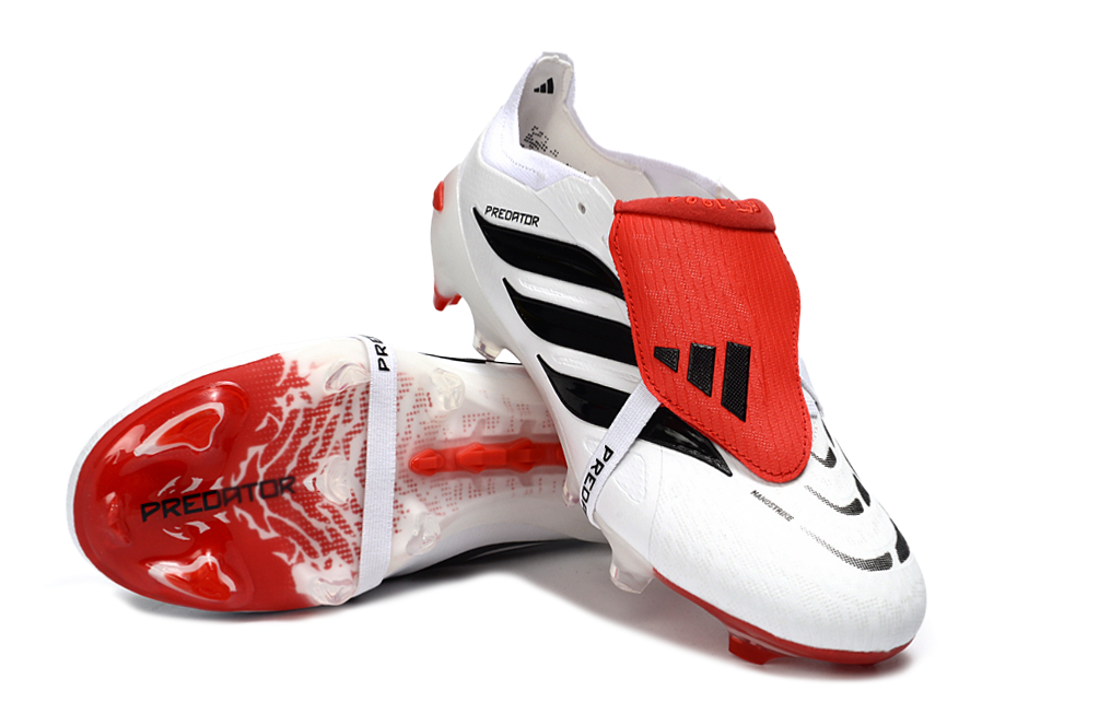 Predator 25 Tongue FG Elite X David Beckham - Rouge / Blanc