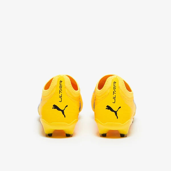 Ultra Ultimate FG/AG - Jaune Enflammé/Blanc Puma/Noir Puma
