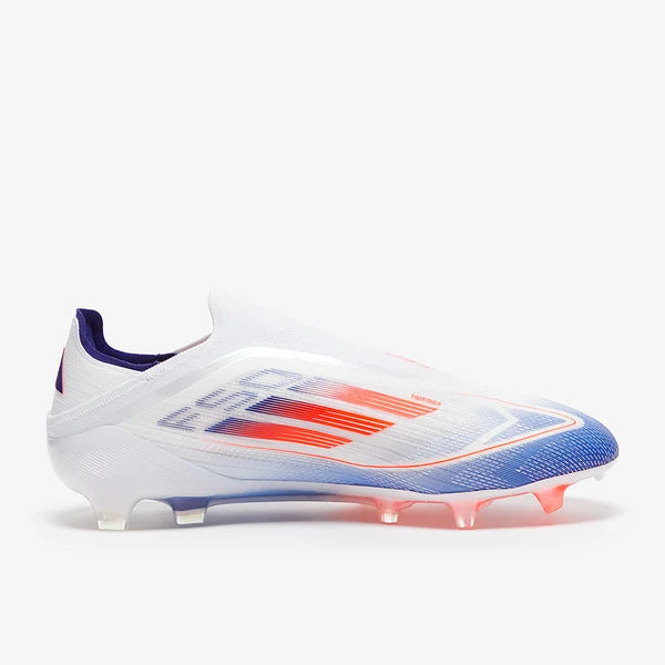 F50 Elite FG Laceless - Bleu / Blanc / Rouge