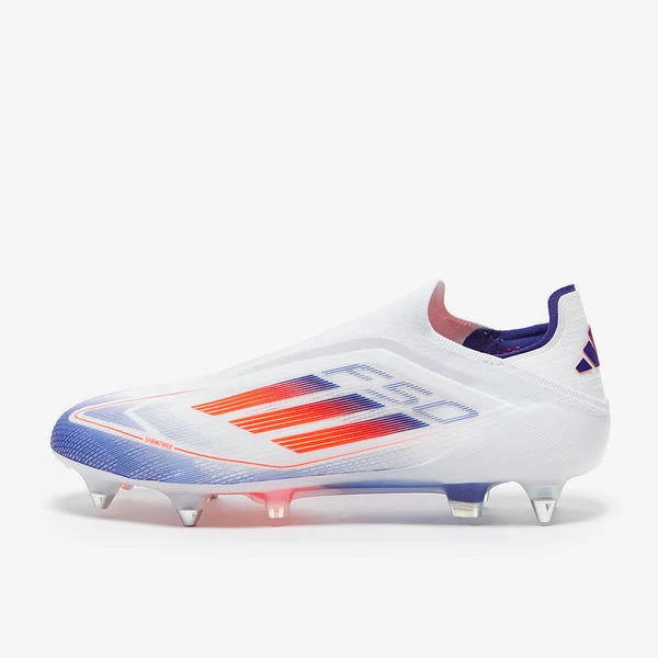 F50 Elite SG Laceless - Bleu / Blanc / Rouge