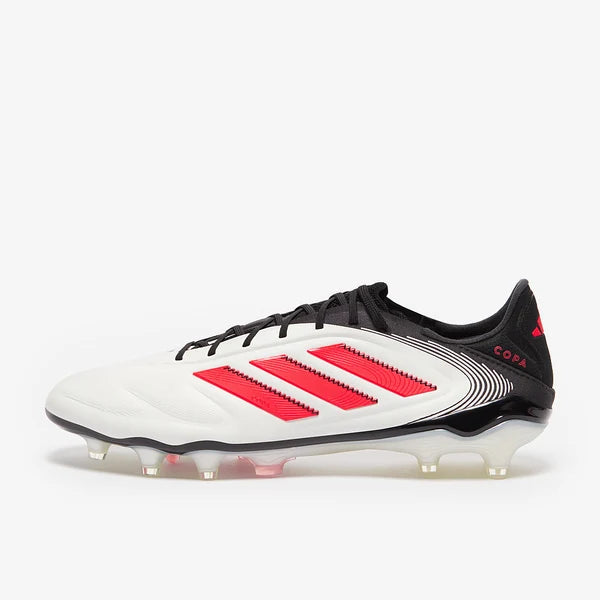 Copa Icon III FG Elite Cuir - Blanc/Rouge Lucide/Noir