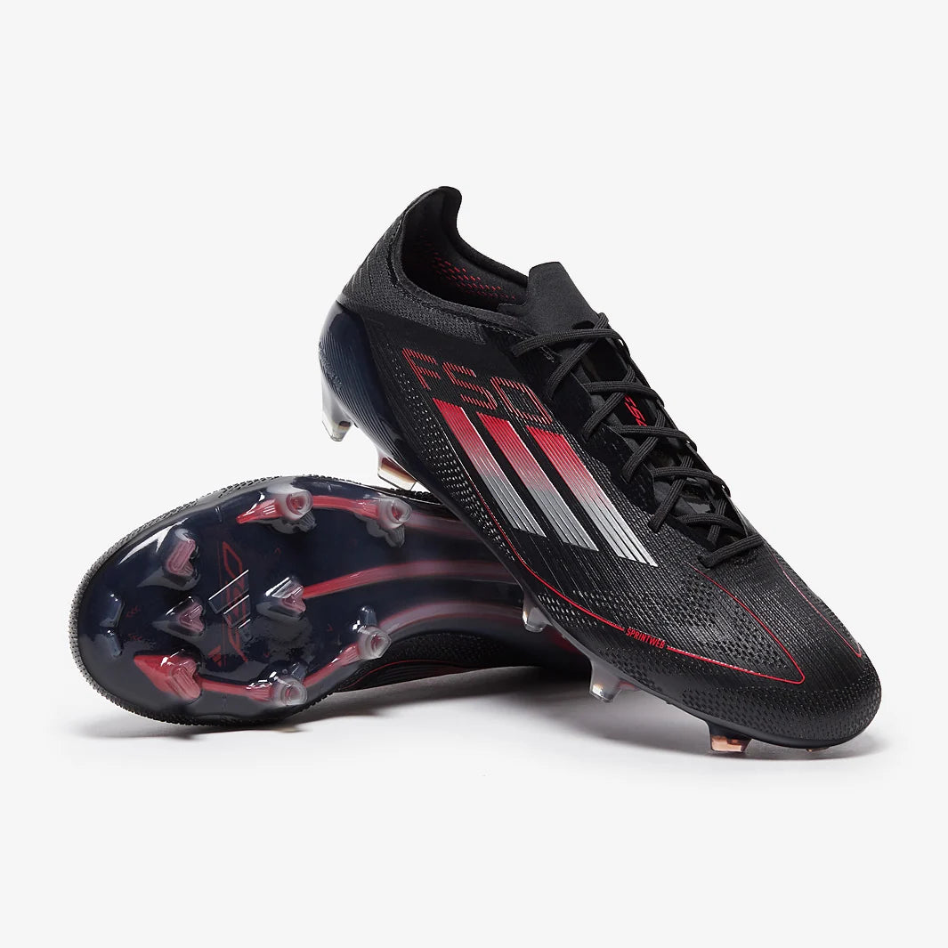 F50 FG Elite - Noir/Fer Métallique/Rouge Lucide