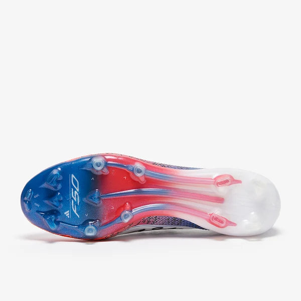 F50 Elite FG Laceless X Eungh Min Son - Blanc / Bleu / Orange