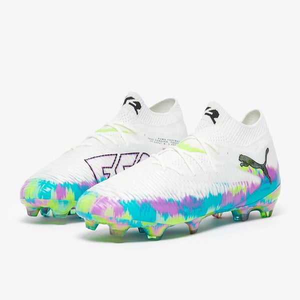 Future 8 Ultimate Elite FG Brilliance - Blanc Puma/Pomme Fizzy/Ultra Bleu/Magenta Pur