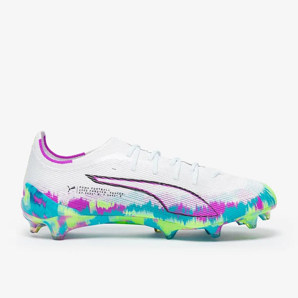 Ultra 6 Ultimate Brilliance FG - Blanc Puma/Pomme Fizzy/Aqua Vif/Magenta Pur