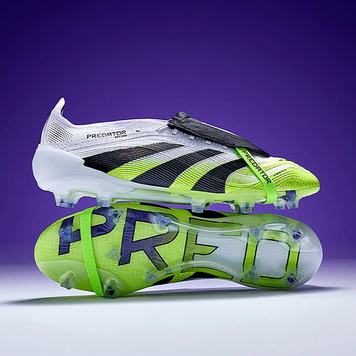 Predator 24 Tongue FG Elite - Jaune fluo / Noir / Blanc