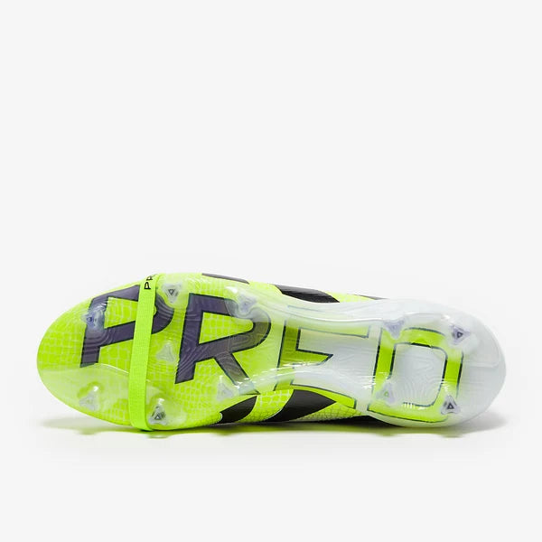 Predator 24 Tongue FG Elite - Jaune fluo / Noir / Blanc
