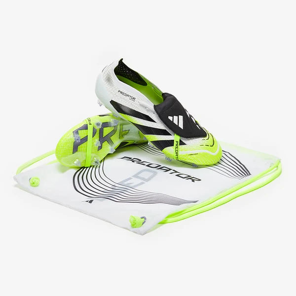 Predator 24 Tongue FG Elite - Jaune fluo / Noir / Blanc
