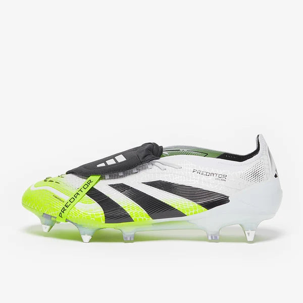 Predator 26 Tongue SG Elite - Blanc / Noir / Jaune fluo