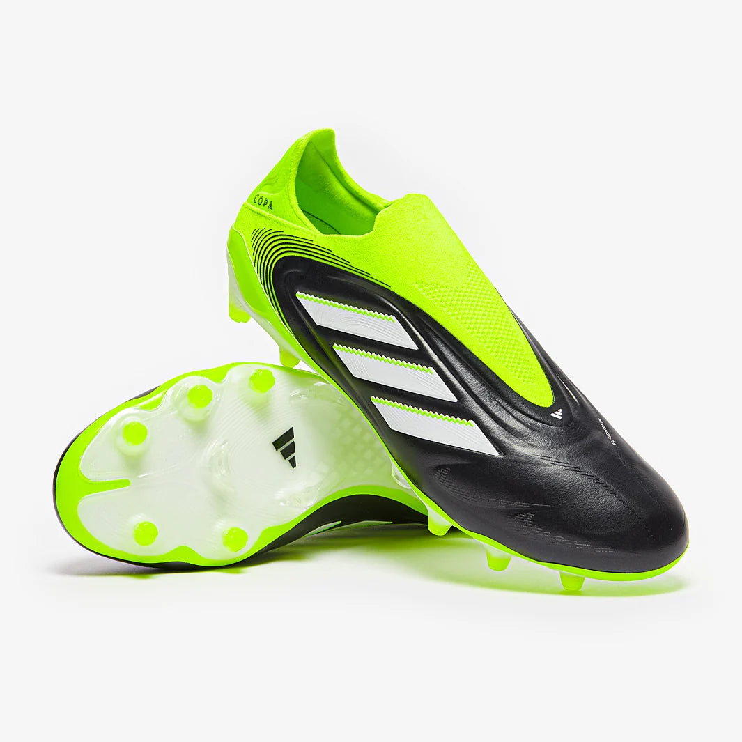 Copa Icon III Laceless SG Elite - Core Noir/Blanc Ftwr/Citron Lucide