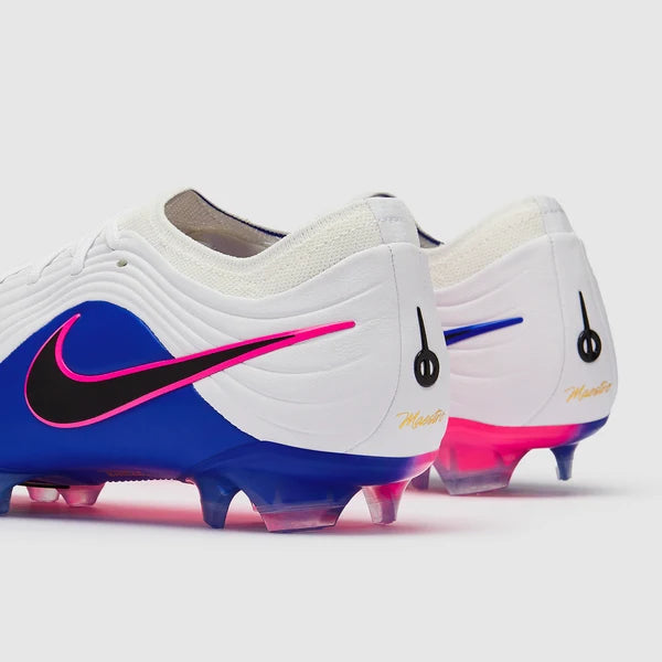 Tiempo Maestro FG Elite - Blanc/Noir/Bleu Rapide/Rose Explosif