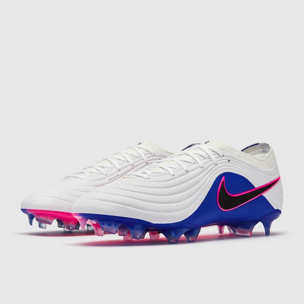 Tiempo Maestro FG Elite - Blanc/Noir/Bleu Rapide/Rose Explosif