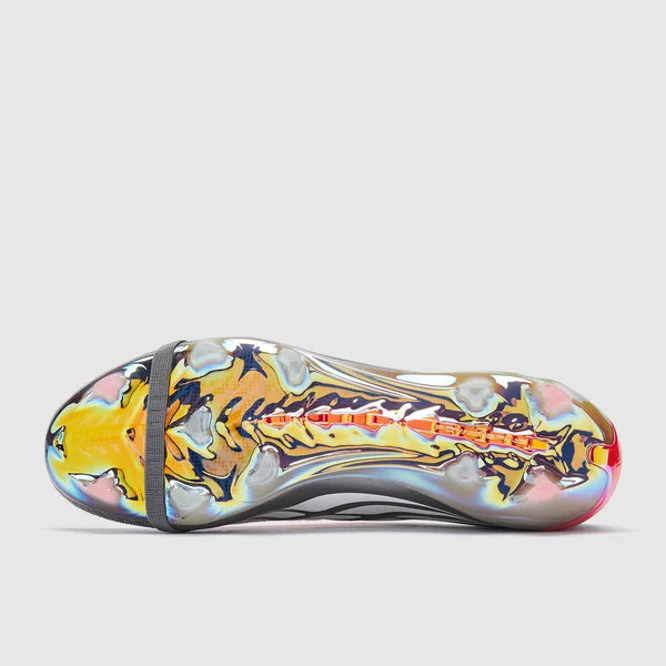Predator 26 Tongue FG Elite - Gris / Blanc / Rouge