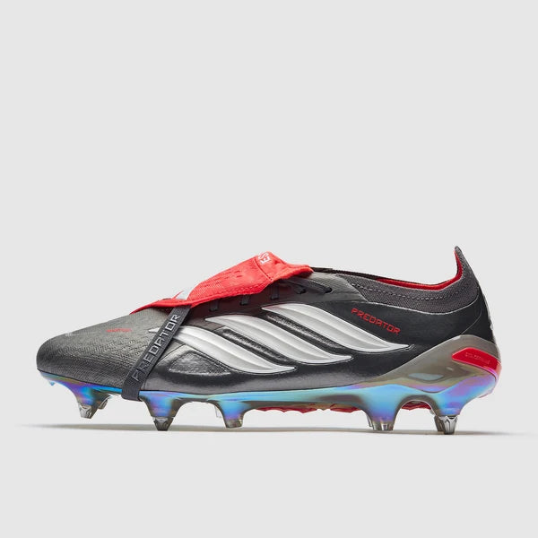 Predator 26 Tongue SG Elite - Gris / Blanc / Rouge