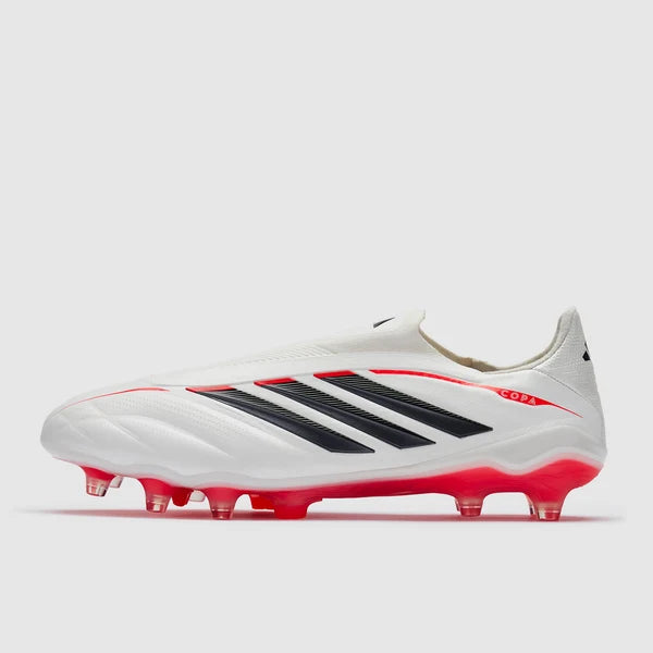 adidas Copa Pure IV Laceless Elite FG - Zéro Mét./Noir/Rouge Lucide