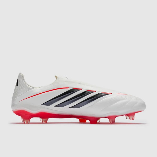 adidas Copa Pure IV Laceless Elite FG - Zéro Mét./Noir/Rouge Lucide