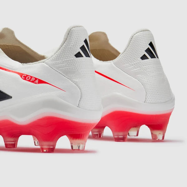 adidas Copa Pure IV Laceless Elite FG - Zéro Mét./Noir/Rouge Lucide