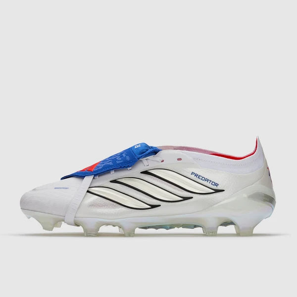 Predator 26 Tongue FG Elite - Blanc / Argenté / Bleu