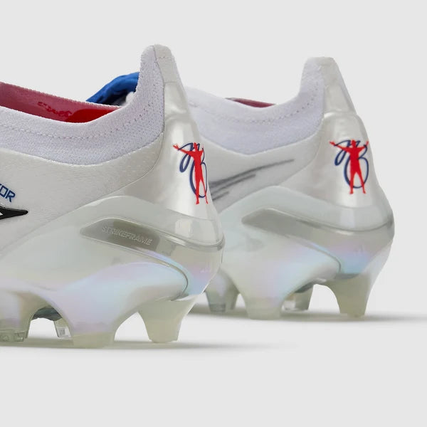 Predator 26 Tongue FG Elite - Blanc / Argenté / Bleu