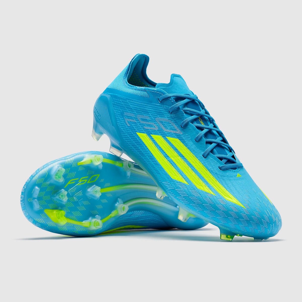 F50 FG Elite - Bleu Ray Lucide/Team Jaune Solaire/Aquamarine Lucide