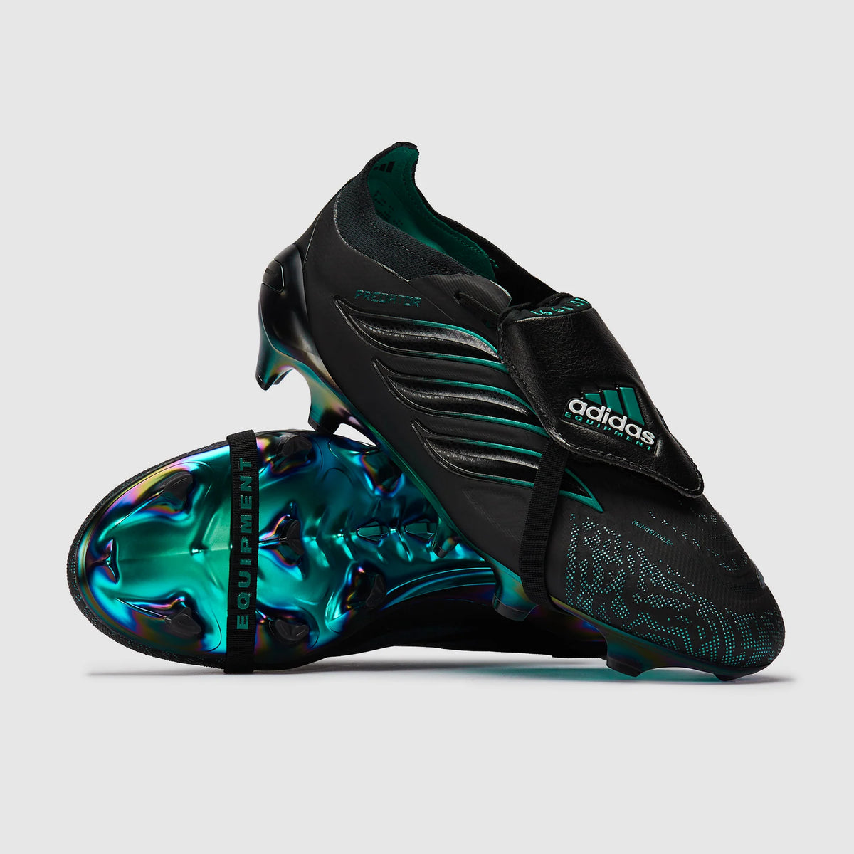Predator 26 Tongue FG Elite " EQT " Pack - Noir / Vert turquoise