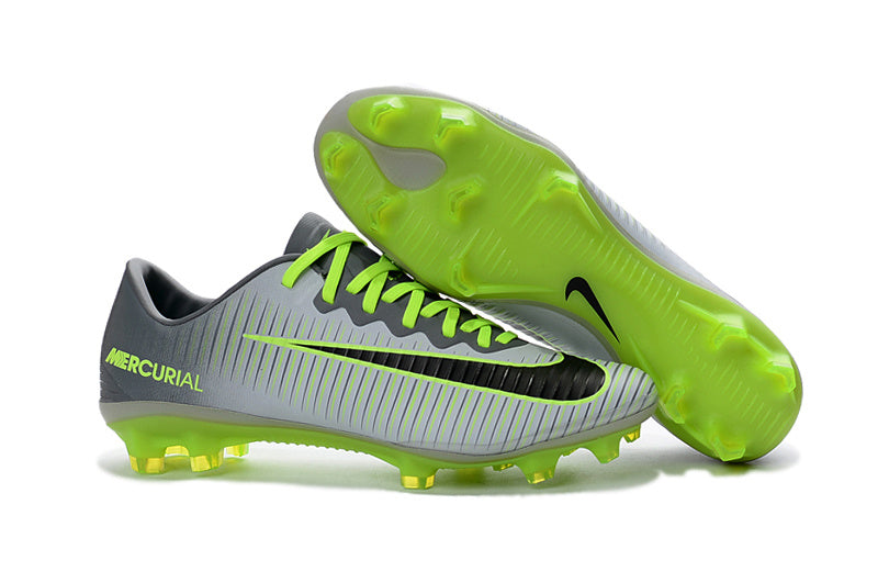 Mercurial Vapor 11 Elite FG - Gris / Jaune / Noir
