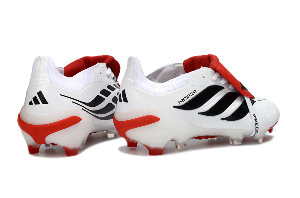 Predator 25 Tongue FG Elite X David Beckham - Rouge / Blanc