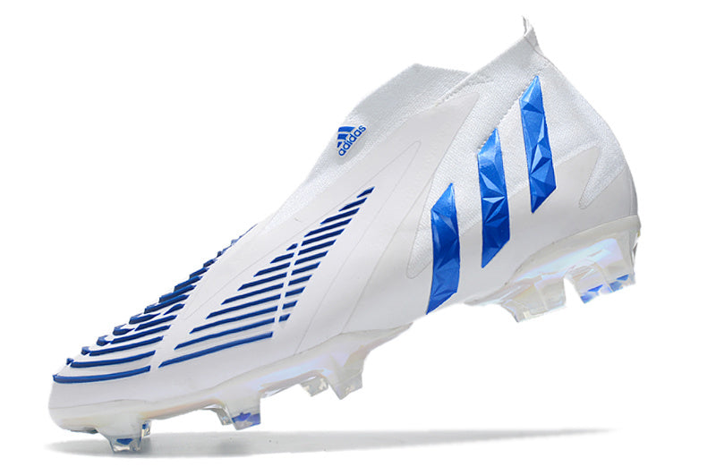 Predator Edge+ Elite FG - Blanc / Bleu