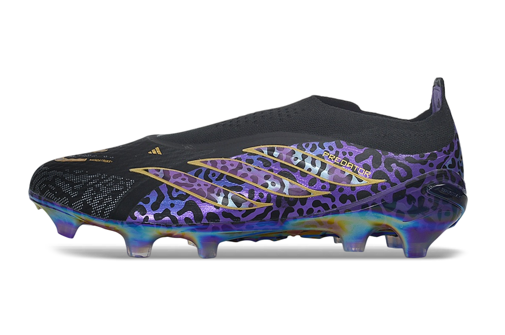 Predator 26 Laceless FG Elite - Violet / Doré / Noir