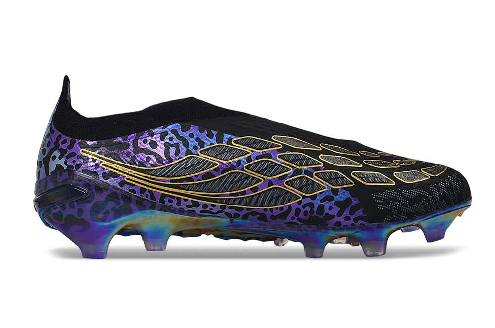 Predator 26 Laceless FG Elite - Violet / Doré / Noir