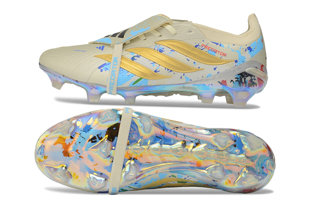 Predator 26 Tongue FG Elite - Beige / Multicolore